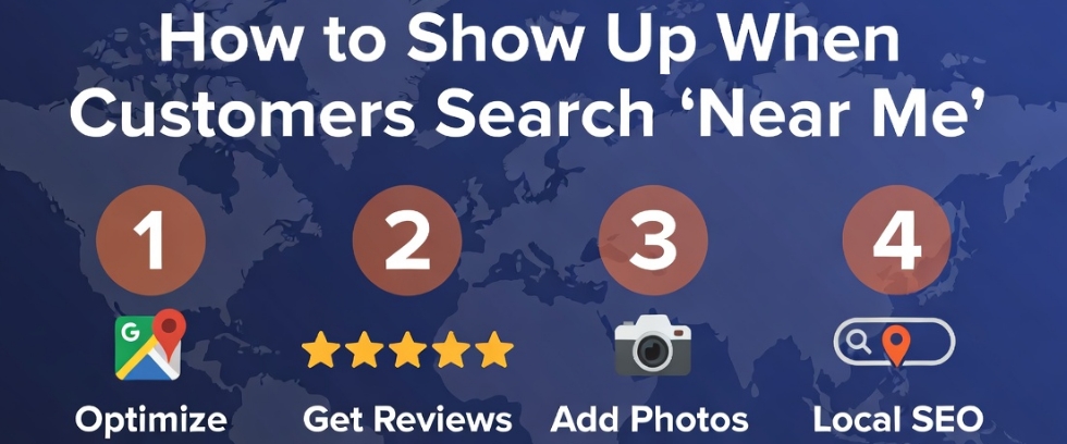 How to show up when customers search “near me” (local SEO)